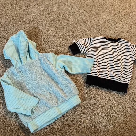 4 Piece LOT of Baby Girls Size 24 Months Winter Tops & Bottoms Hooded Jacket - Picture 9 of 15
